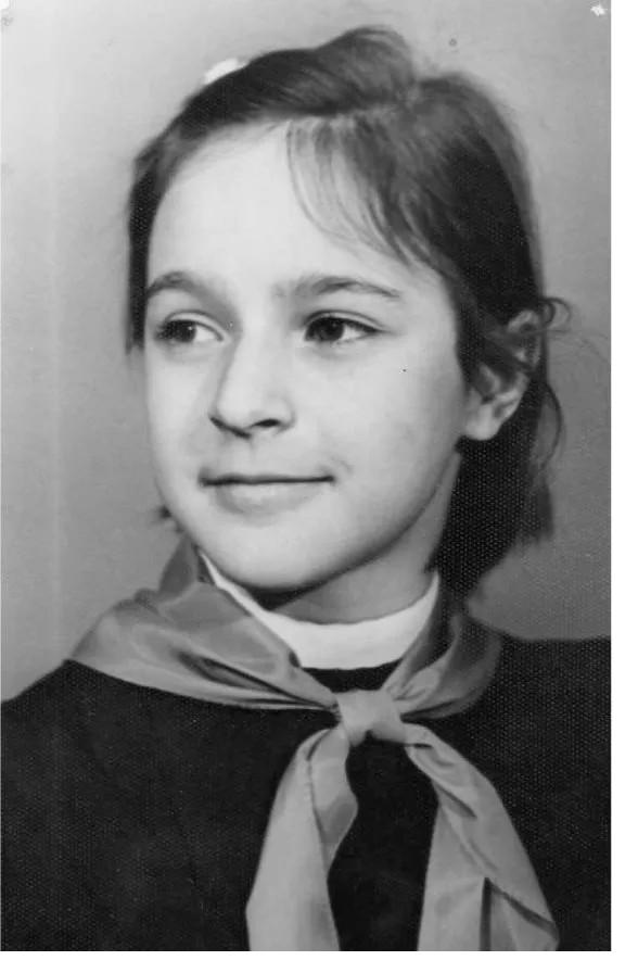 Анна Политковская в детстве