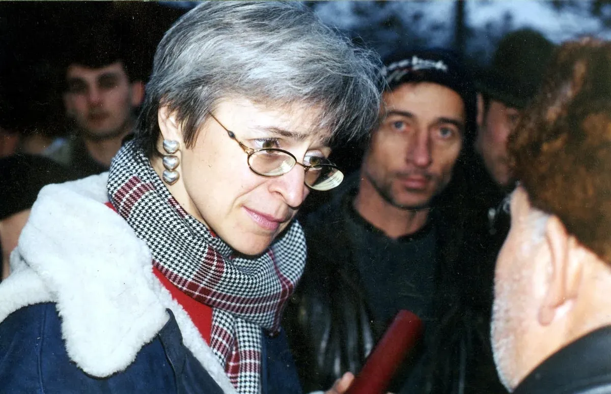 Анна Политковская на месте событий